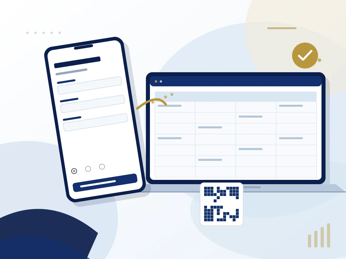 Ilustración del servicio de formularios digitales