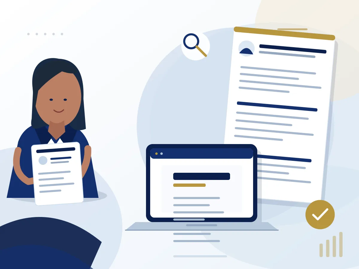 Persona con su hoja de vida lista para buscar empleo en Panamá